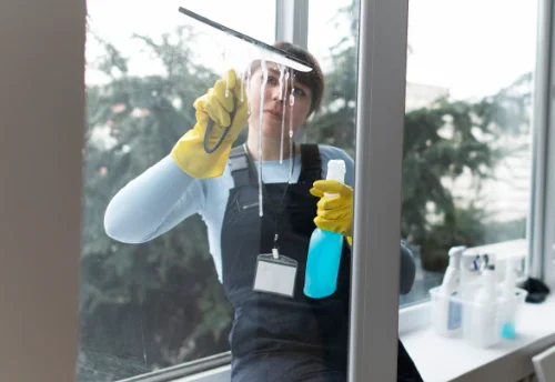 Nettoyage de vitres intérieures et extérieures à Étel
